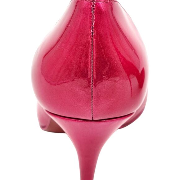Christian Louboutin Hot Chick Patent Leather Pumps Hot Pink EU 36.5 US 6 - $845 - Picture 8 of 9